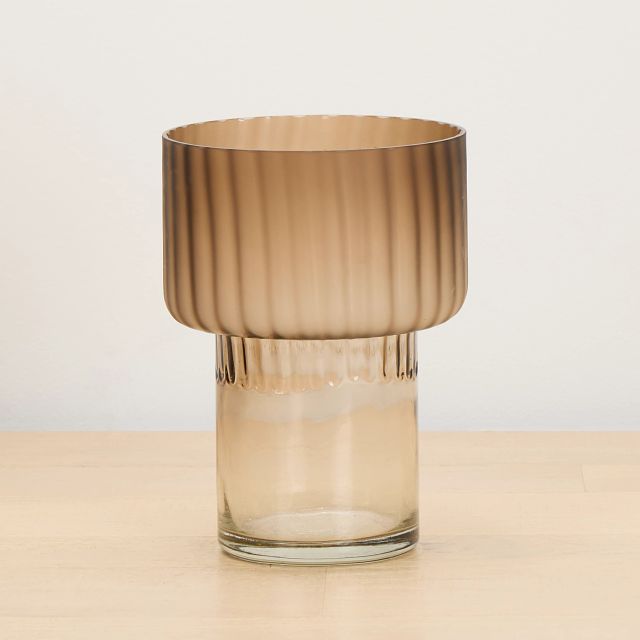 Elgin Brown Medium Vase