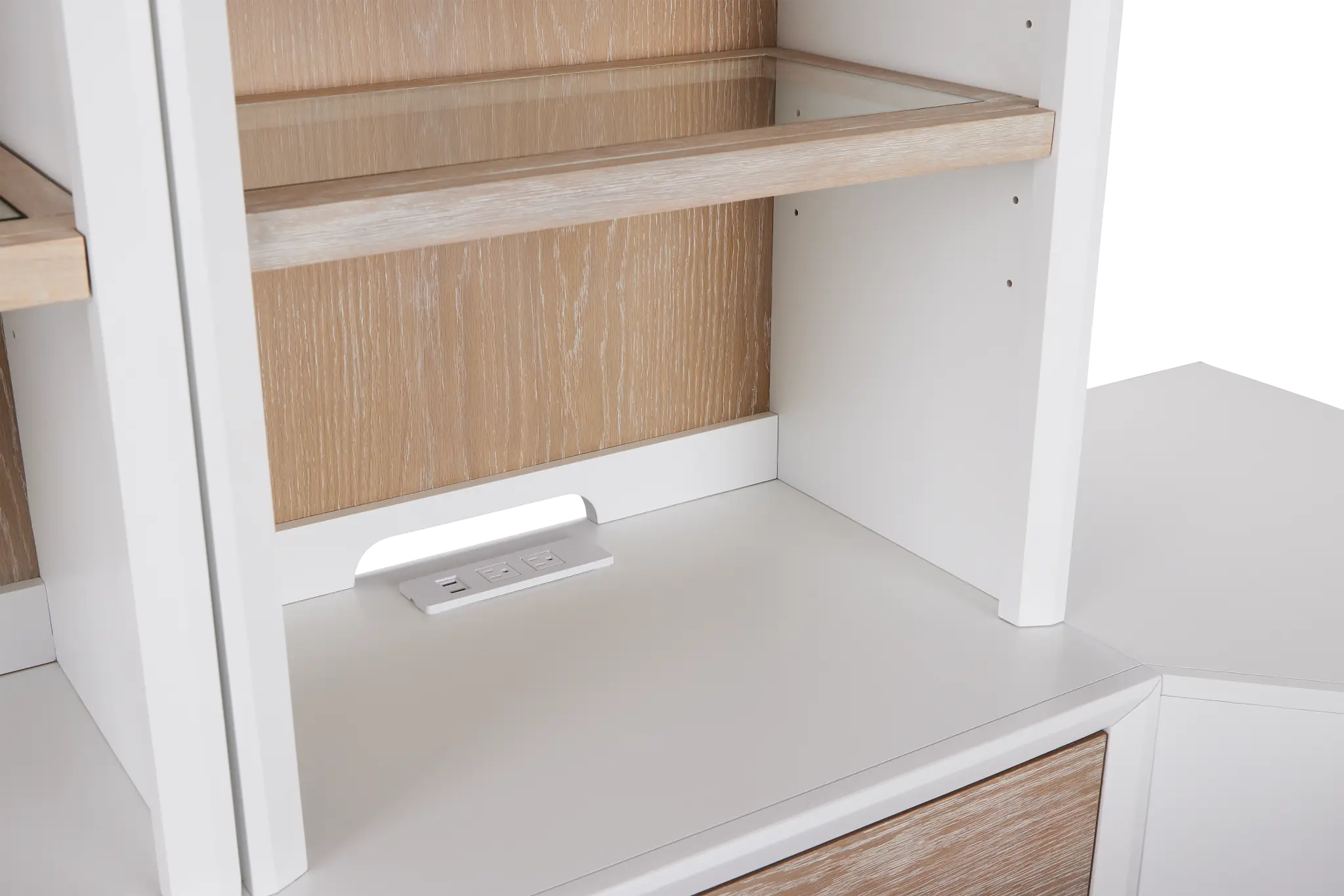 Boca Grande Light Tone Large L Wall Desk Boca Grande Light Tone Large L Wall Desk