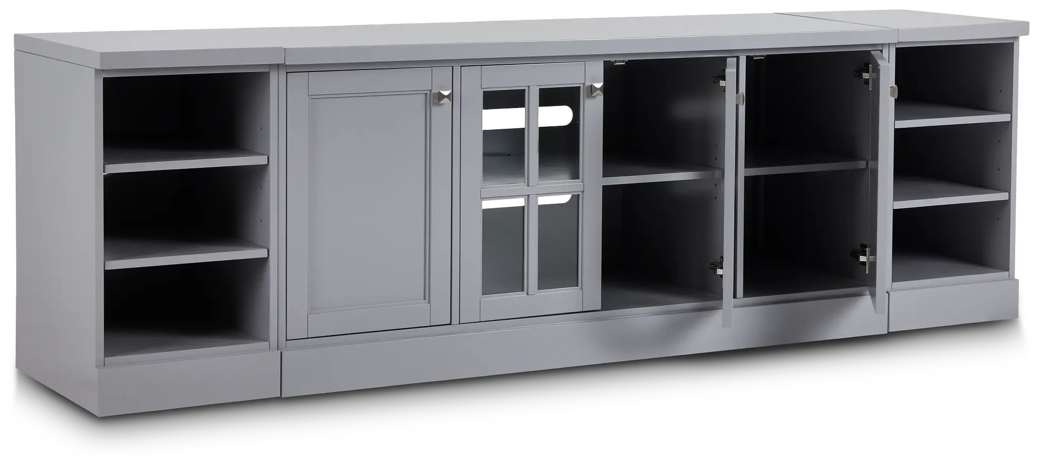 Newport Gray 96" Tv Stand Newport Gray 96" Tv Stand