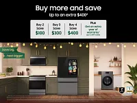 Samsung Bespoke Series Gray 36" Wall Chimney Hood