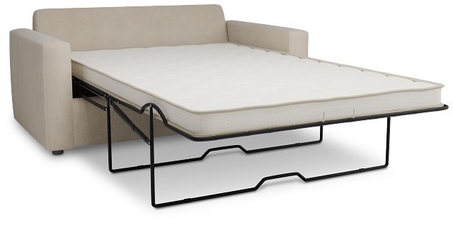 Siesta Peyton Beige Fabric Innerspring Sleeper