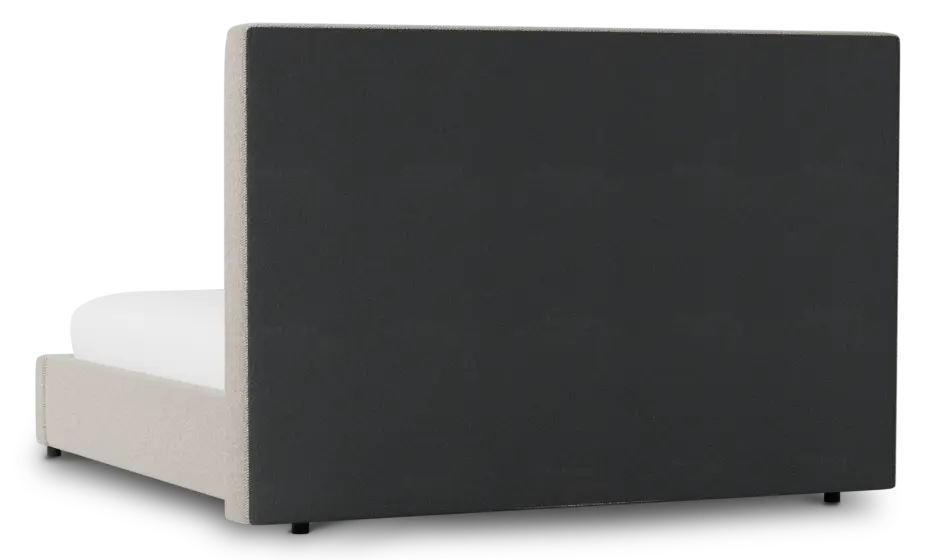 Grayton Gellar Brown 54" Upholstered Platform Bed Grayton Gellar Brown 54" Upholstered Platform Bed