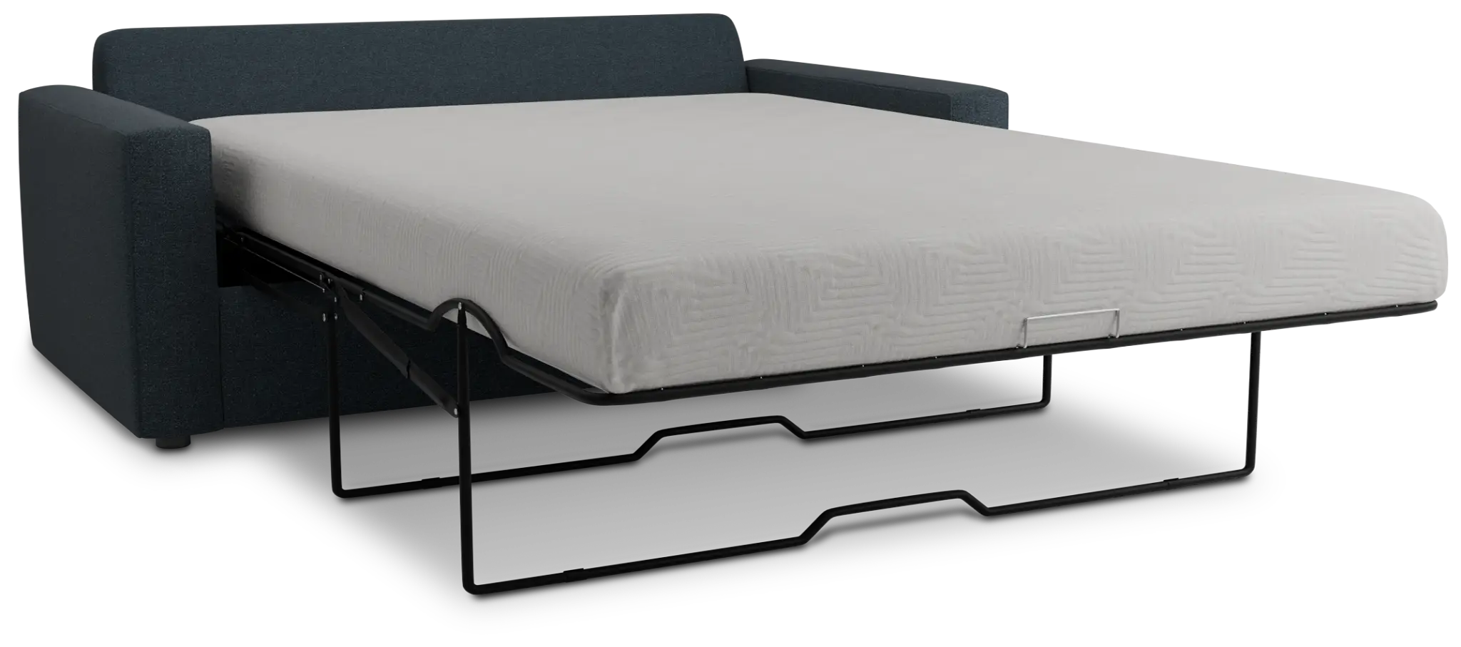 Siesta Elite Dark Blue Fabric Memory Foam Sleeper Siesta Elite Dark Blue Fabric Memory Foam Sleeper