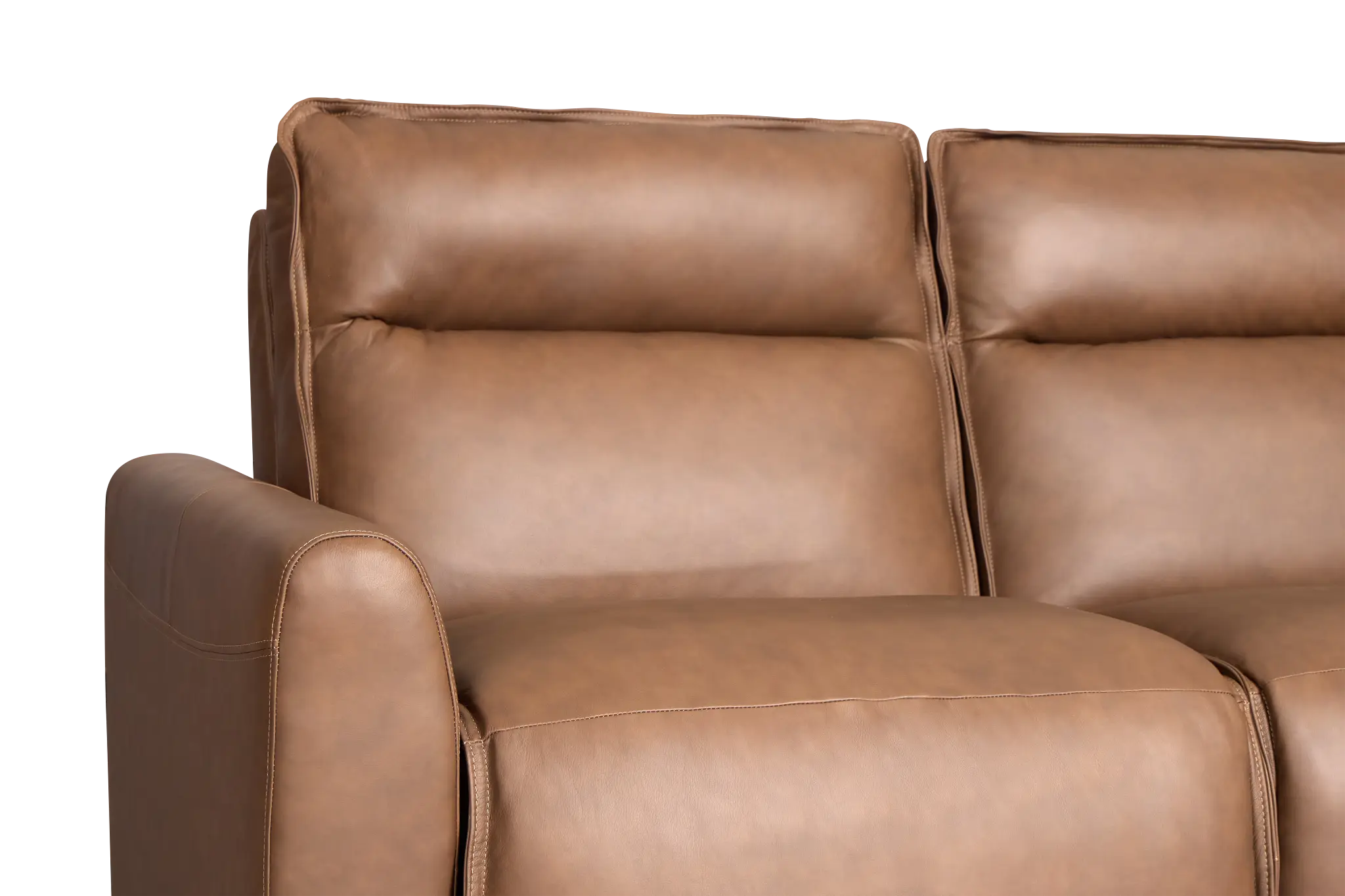 Edison Dark Brown Lthr/vinyl 2-piece Modular Power Reclining Sofa Edison Dark Brown Lthr/vinyl 2-piece Modular Power Reclining Sofa