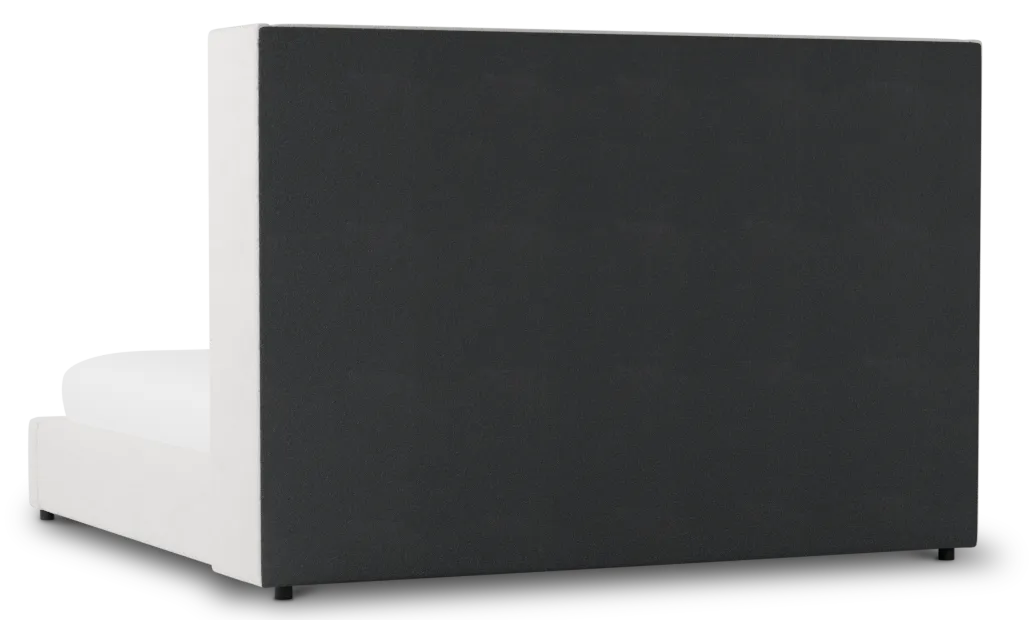 Captiva Linen Light Beige 60" Upholstered Shelter Bed