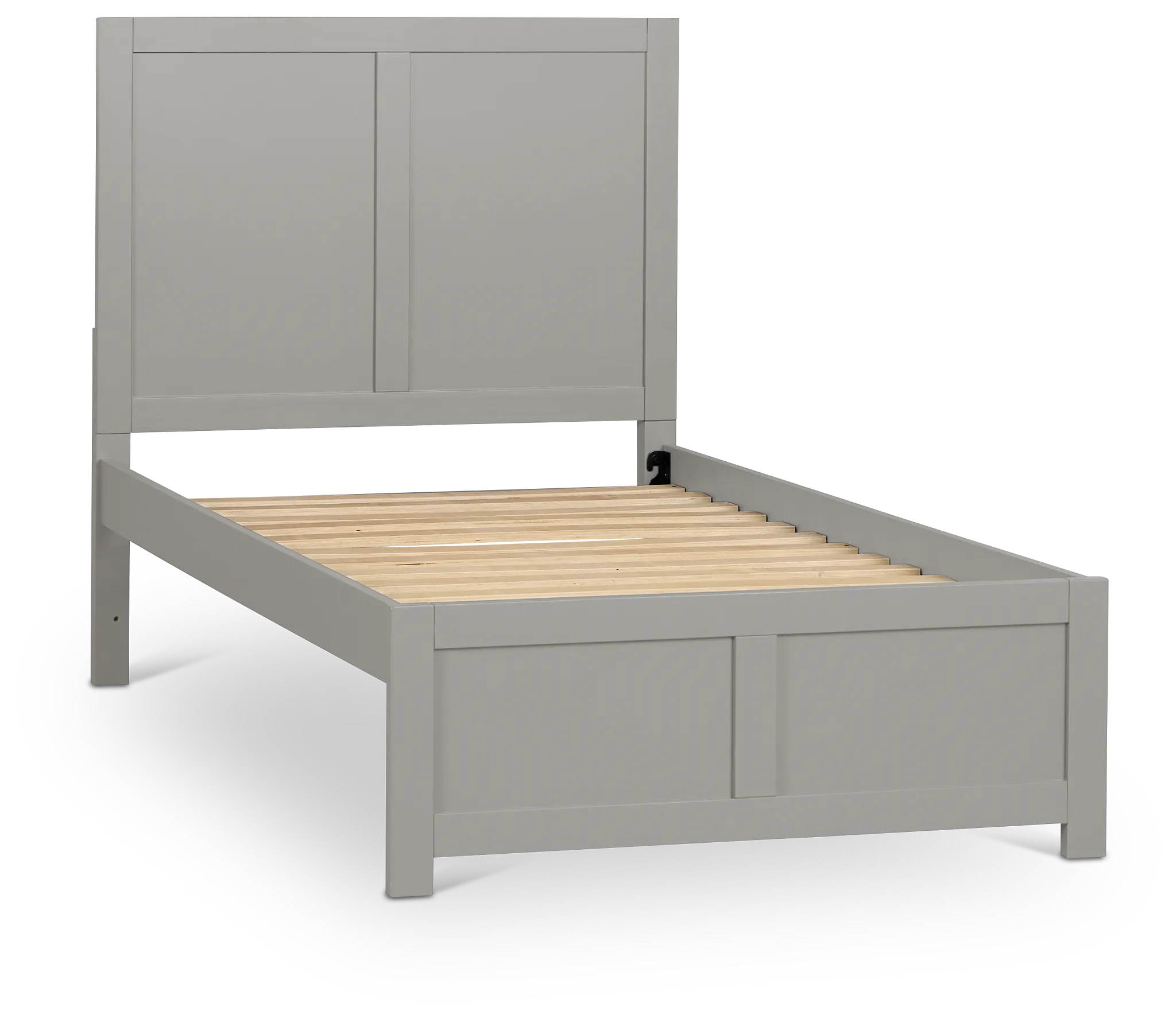 Charleston Gray Panel Bed