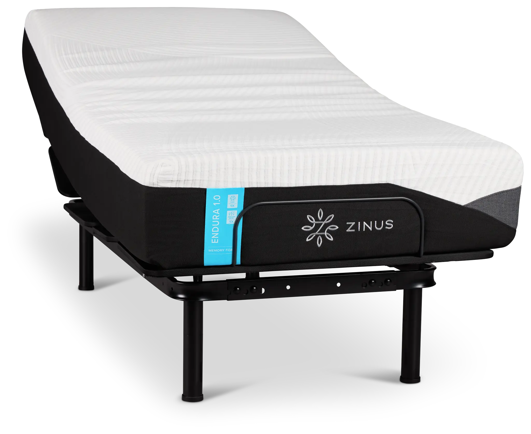Zinus Endura 1.0 Firm Slat Adjustable Mattress Set Zinus Endura 1.0 Firm Slat Adjustable Mattress Set