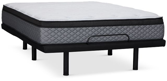 Kevin Charles By Sealy Essential Plush Deluxe Adjustable Mattress Set