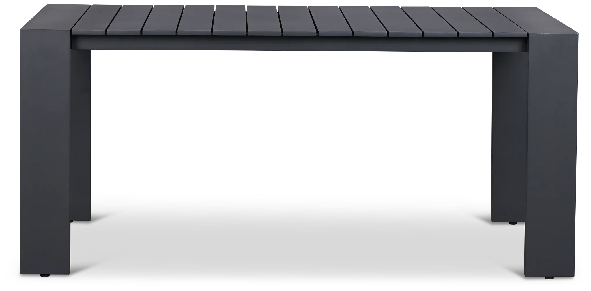 Sunrise Dark Gray 65" Rectangular Table