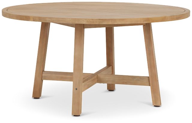 Lucia Light Tone Round Dining Table (1)