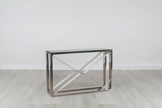 Mavis Glass Sofa Table