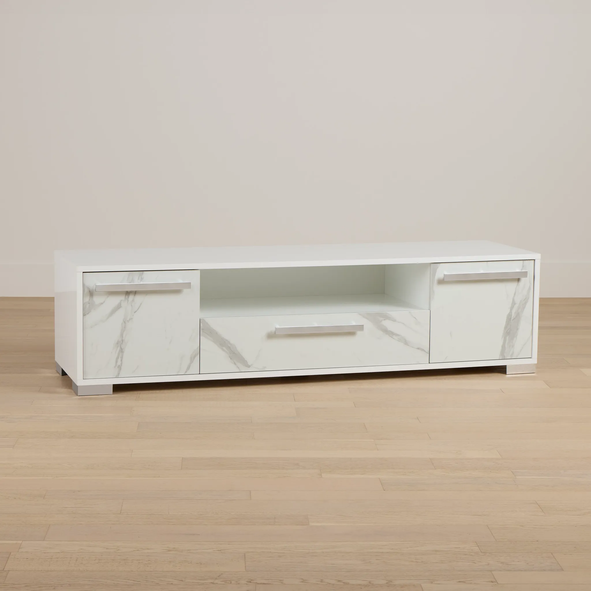 Modena White 76" Tv Stand