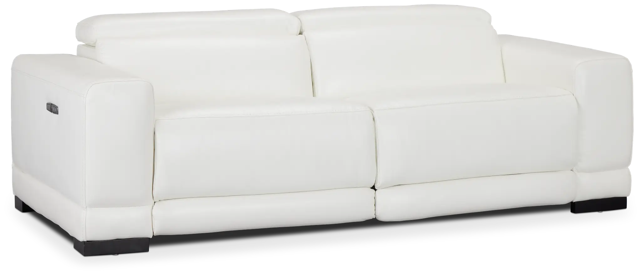 Lombardy White Micro Power Reclining Sofa Lombardy White Micro Power Reclining Sofa