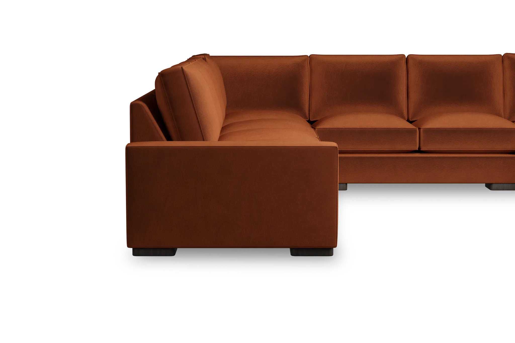 Edgewater Joya Orange Large Right Chaise Sectional
