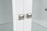 Newport White Small Peninsula Drawer Wall Desk