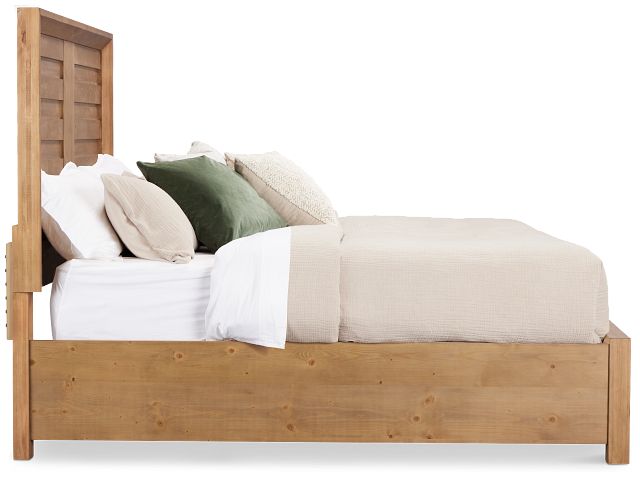 Vail Light Tone Panel Storage Bed