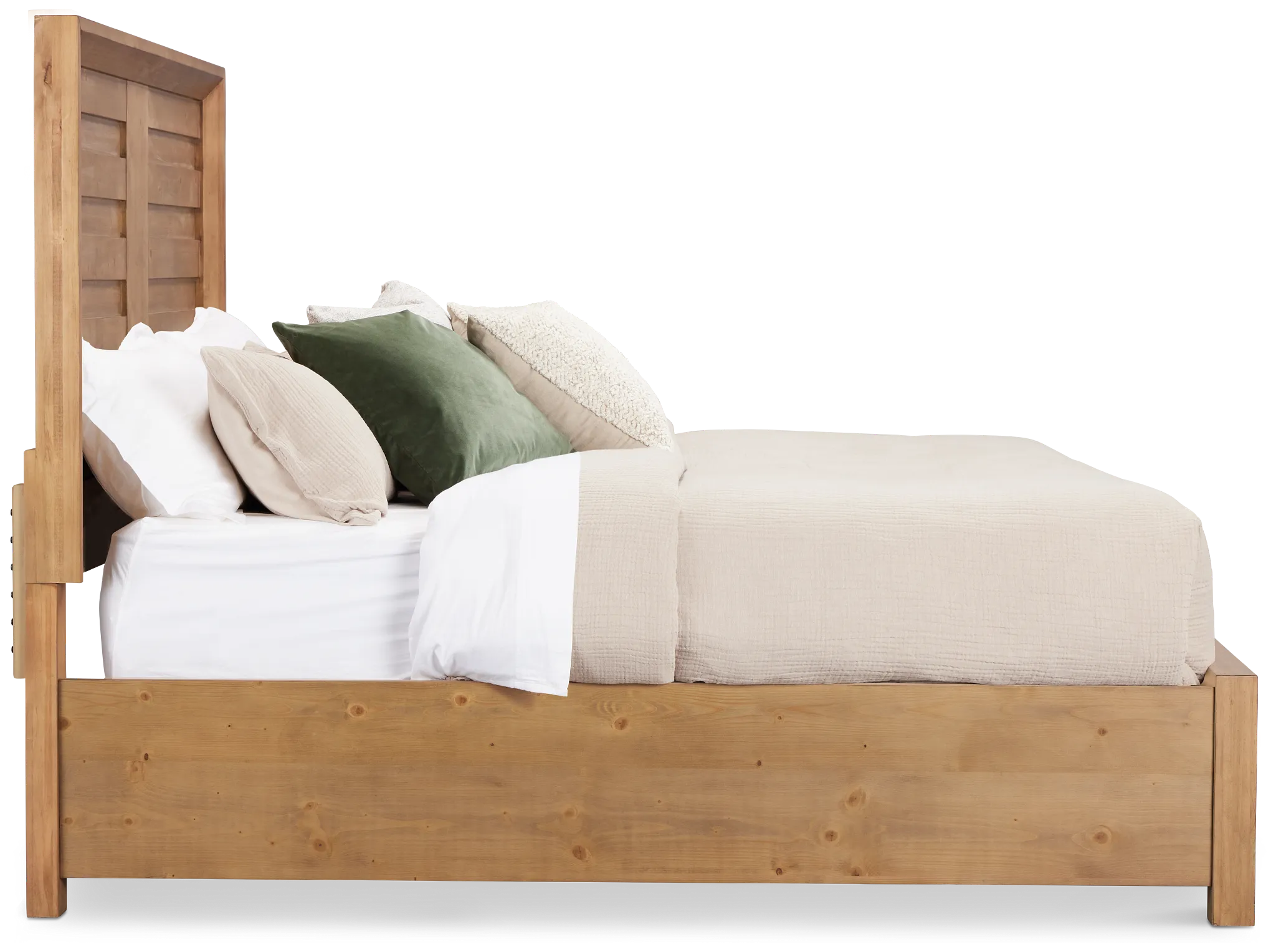 Vail Light Tone Panel Storage Bed