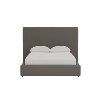 Grayton Elite Dark Gray 54" Upholstered Platform Bed