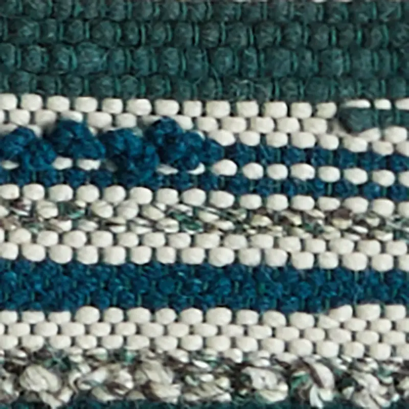 DARK TEAL Cizin Dark Teal Wool Blend 8x10 Area Rug