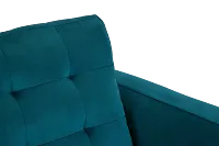 Mila Teal Velvet Chair