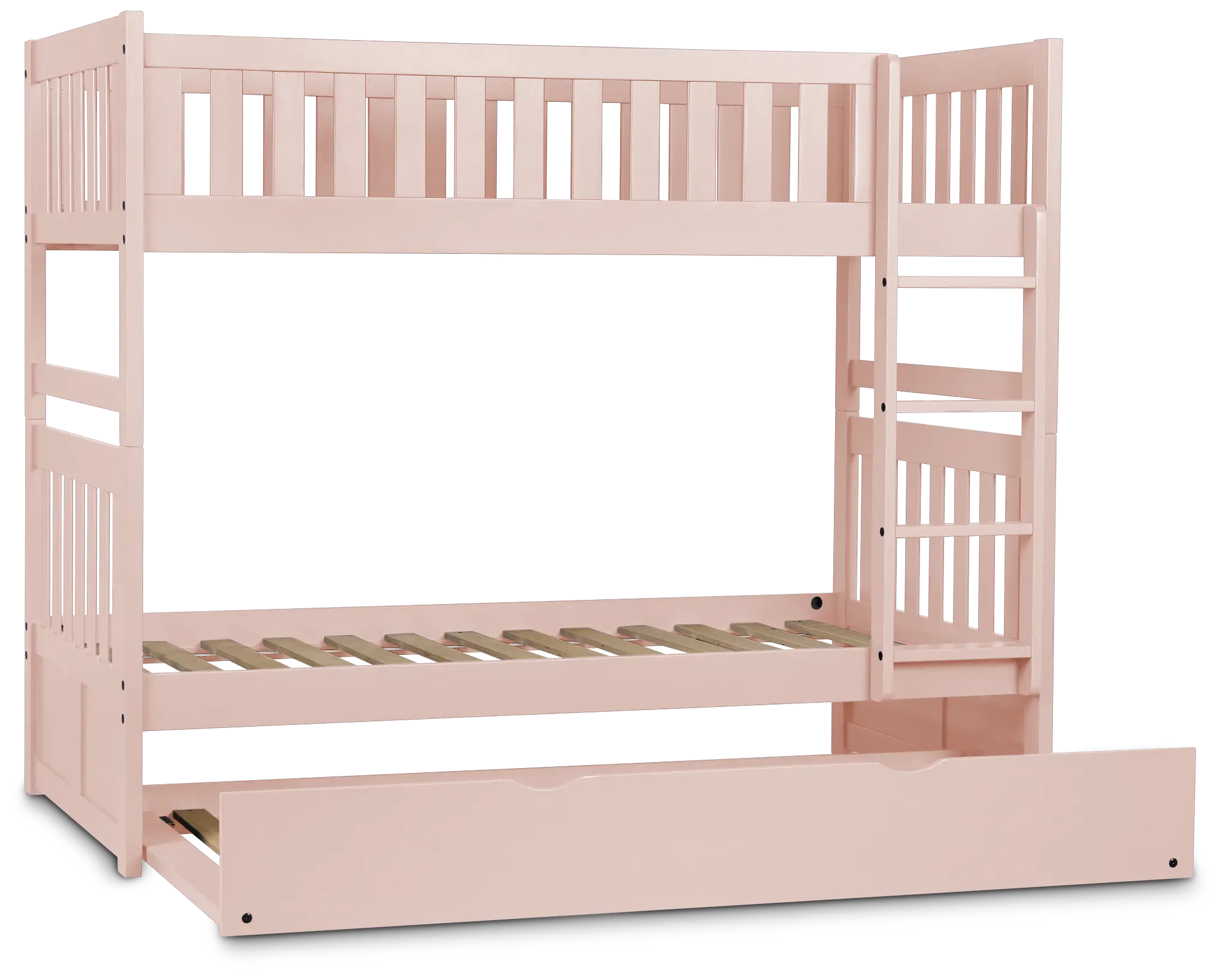 Charleston Pink Trundle Bunk Bed Charleston Pink Trundle Bunk Bed