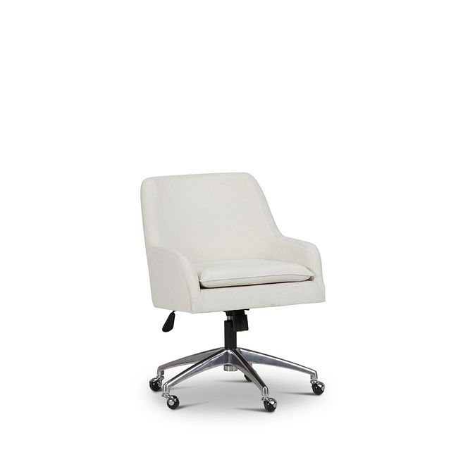 Highline White Upholstered Desk Chair (0)