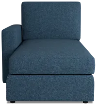Citymod Blue Fabric Left Chaise