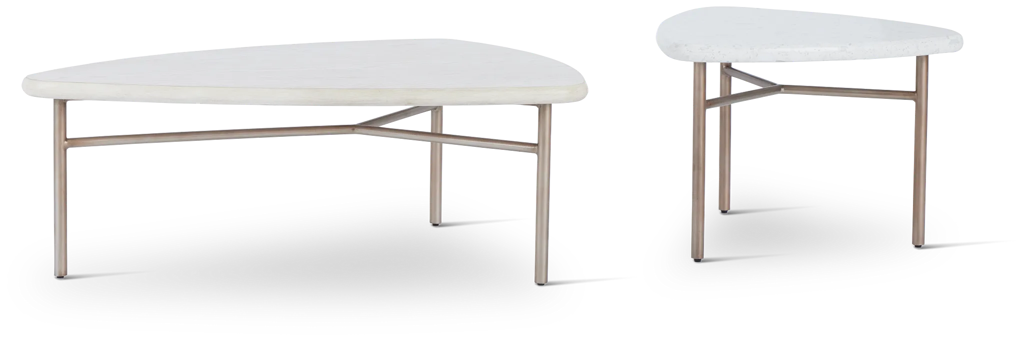 Marseilles Two-tone Bunching Cocktail Table