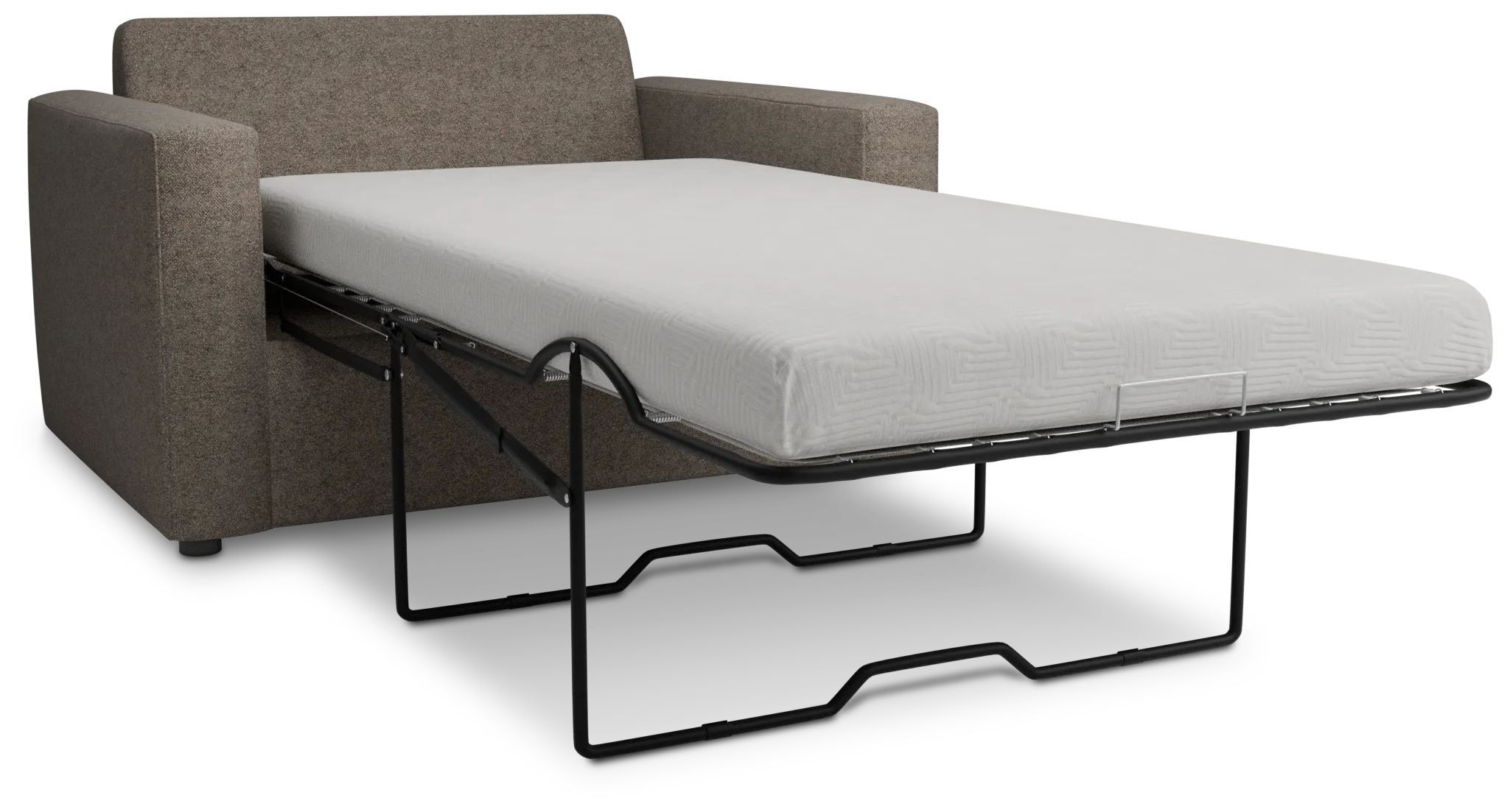 Siesta Elite Brown Fabric Cooling Memory Foam Sleeper