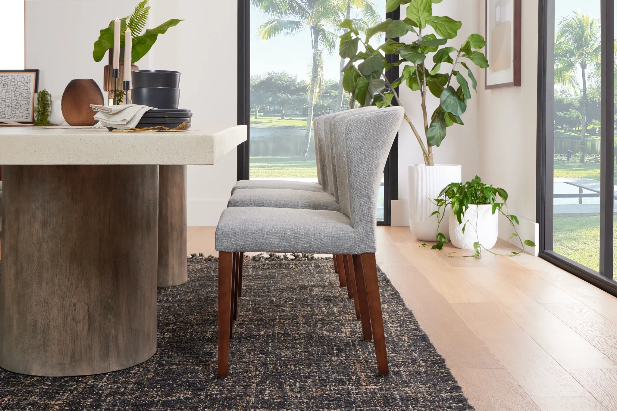 Jensen White Rectangular Table