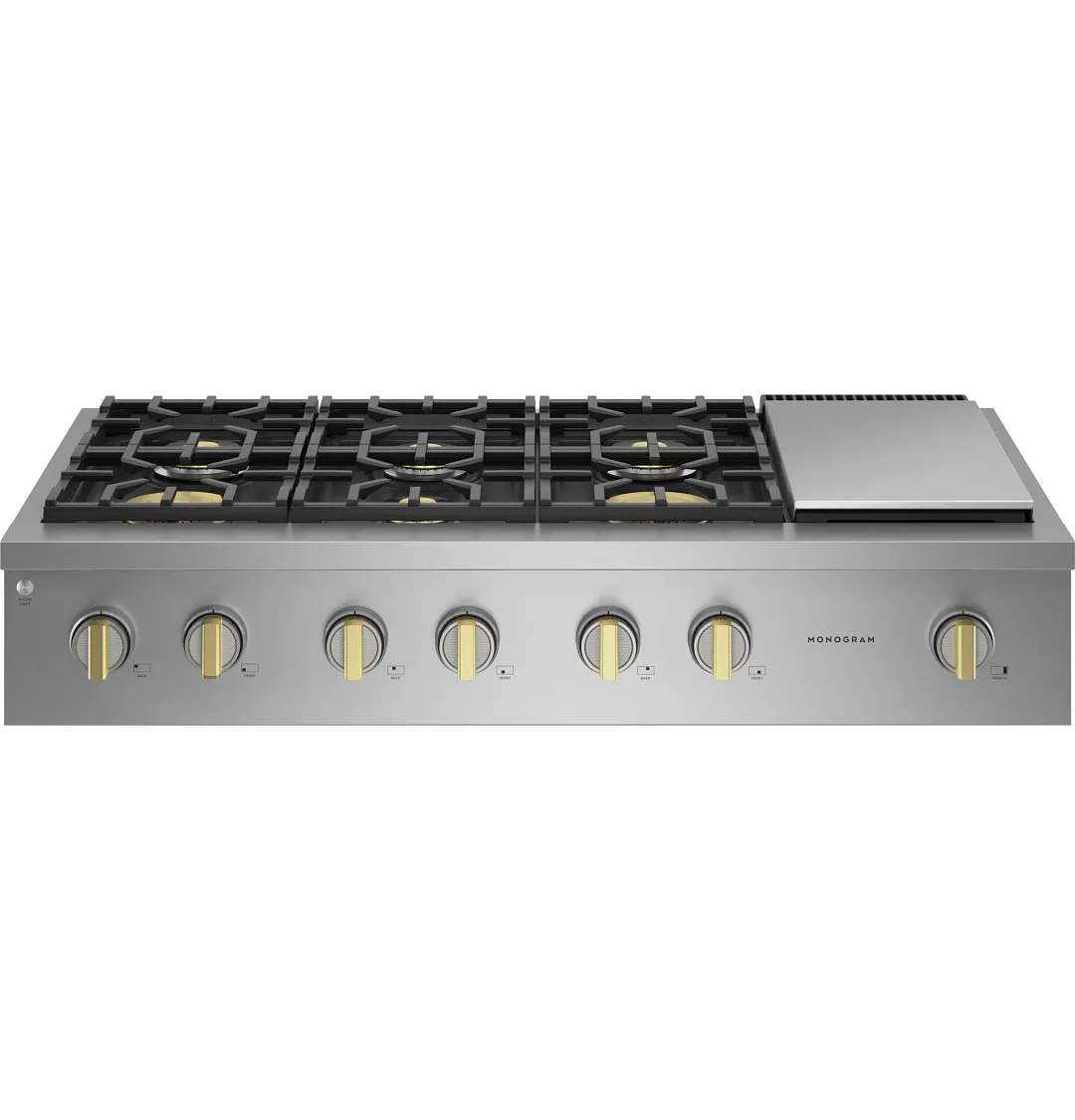 Monogram 486 Series Stainless Steel 48" Gas Cook Top