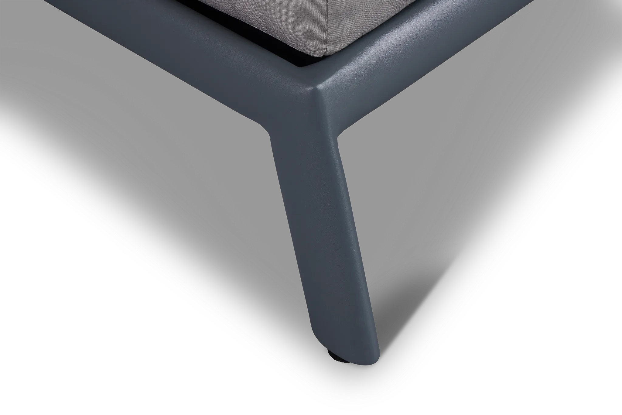 Tortuga Gray Double Cushion Chaise