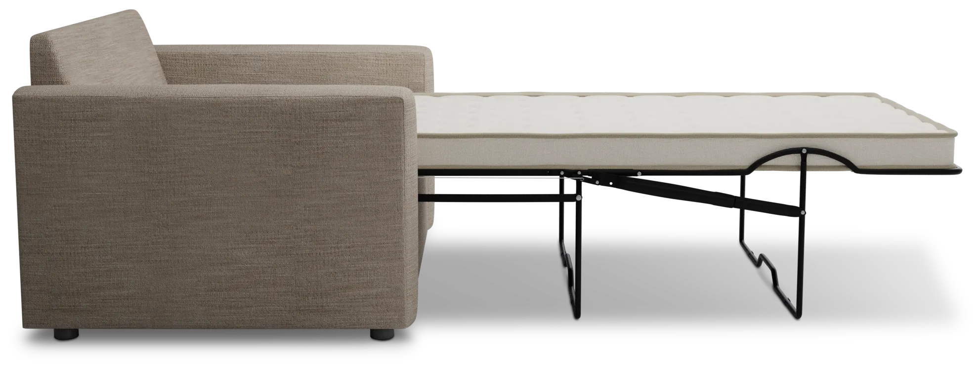 Siesta Victory Taupe Fabric Innerspring Sleeper