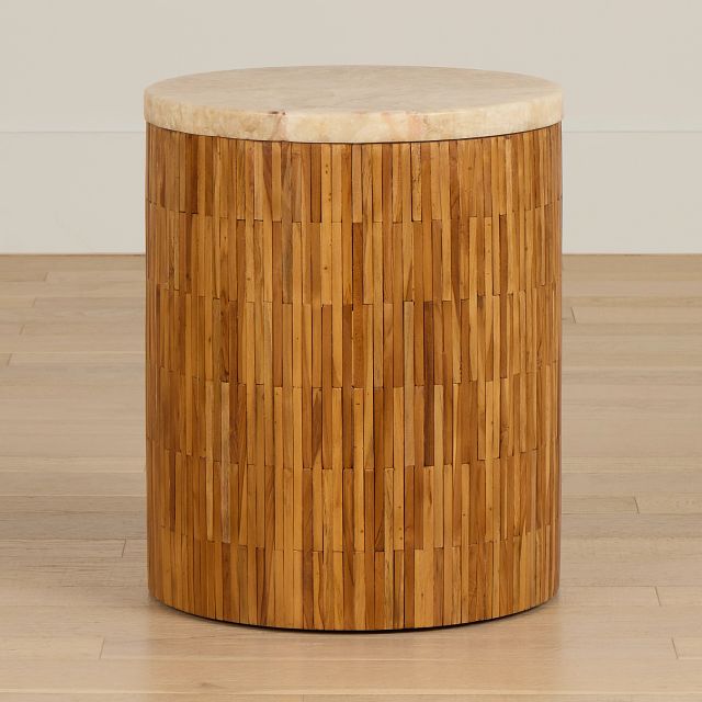 Haven Mid Tone Round End Table