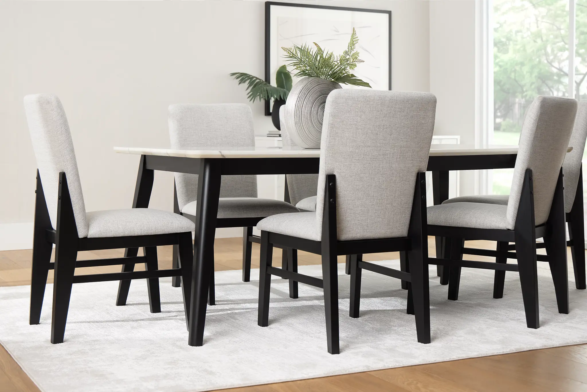 Riverdale Black Upholstered Side Chair Riverdale Black Upholstered Side Chair