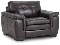 Braden Dark Brown Leather Chair