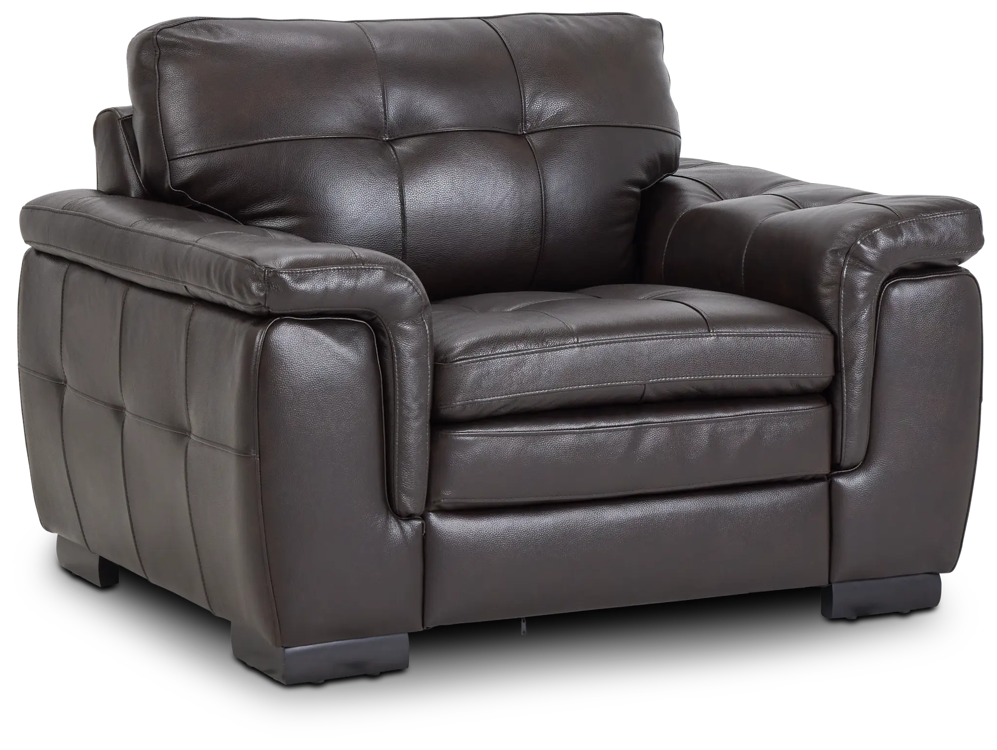 Braden Dark Brown Leather Chair Braden Dark Brown Leather Chair