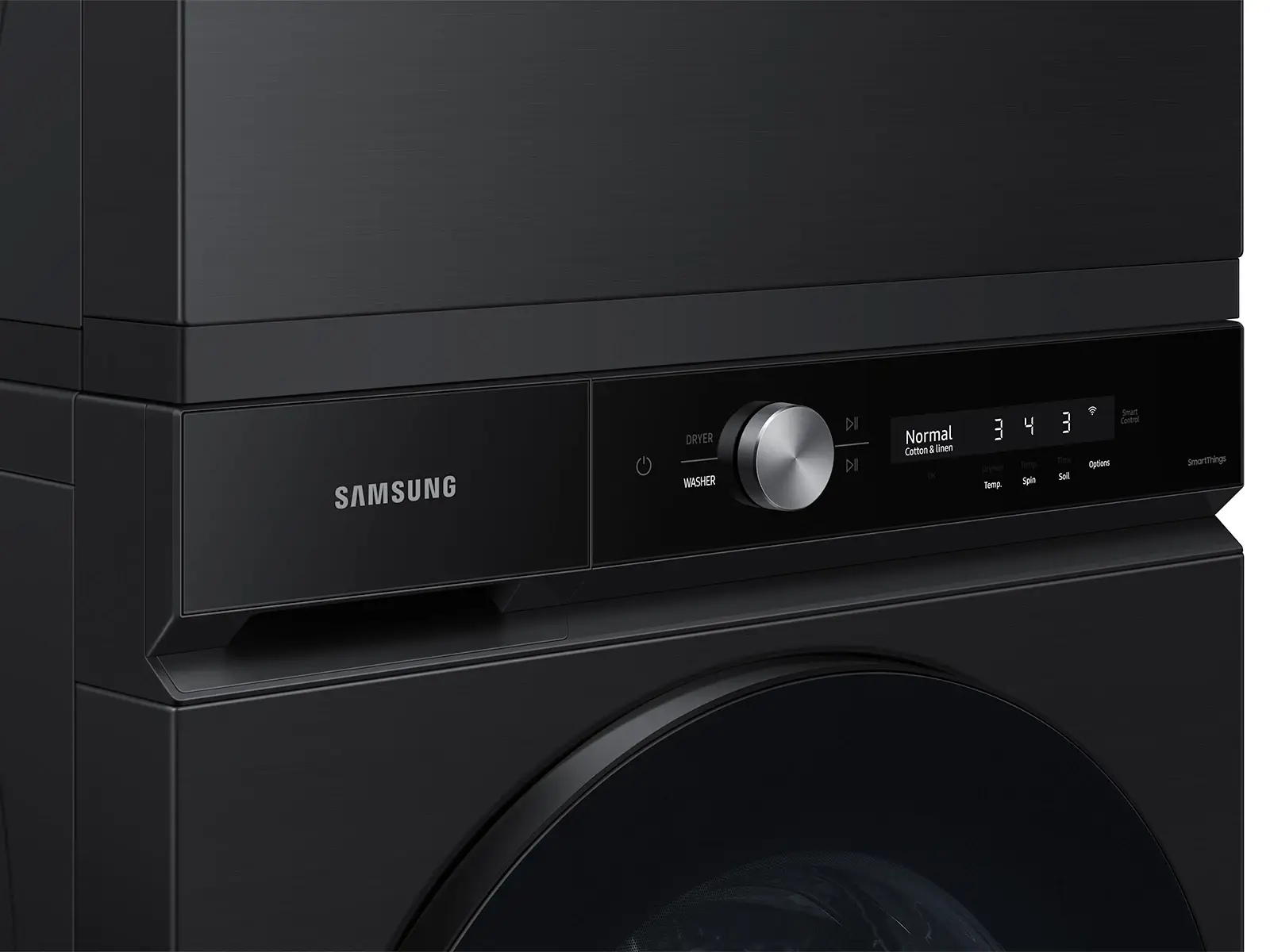 Samsung Bespoke Series Black Front Load Electric Dryer Samsung Bespoke Series Black Front Load Electric Dryer