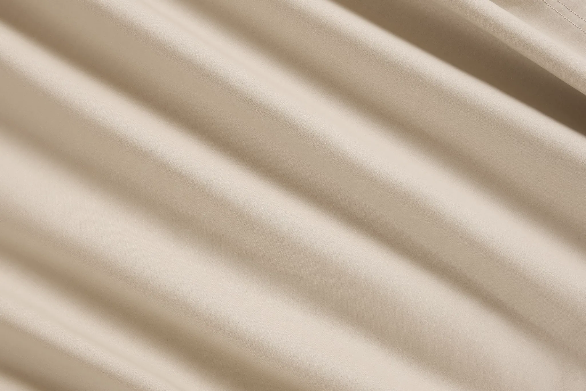 Rest & Renew Percale Cotton Beige 200 Thread Set Of 2 Pillowcases