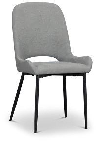 Brela Gray Upholstered Side Chair