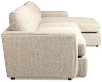 Maxwell Dark Gray Fabric Small Right Chaise Sectional