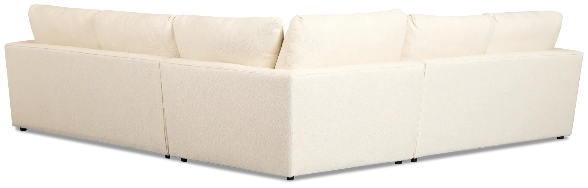 Maxwell Light Beige Fabric Small Two-arm Sectional Maxwell Light Beige Fabric Small Two-arm Sectional