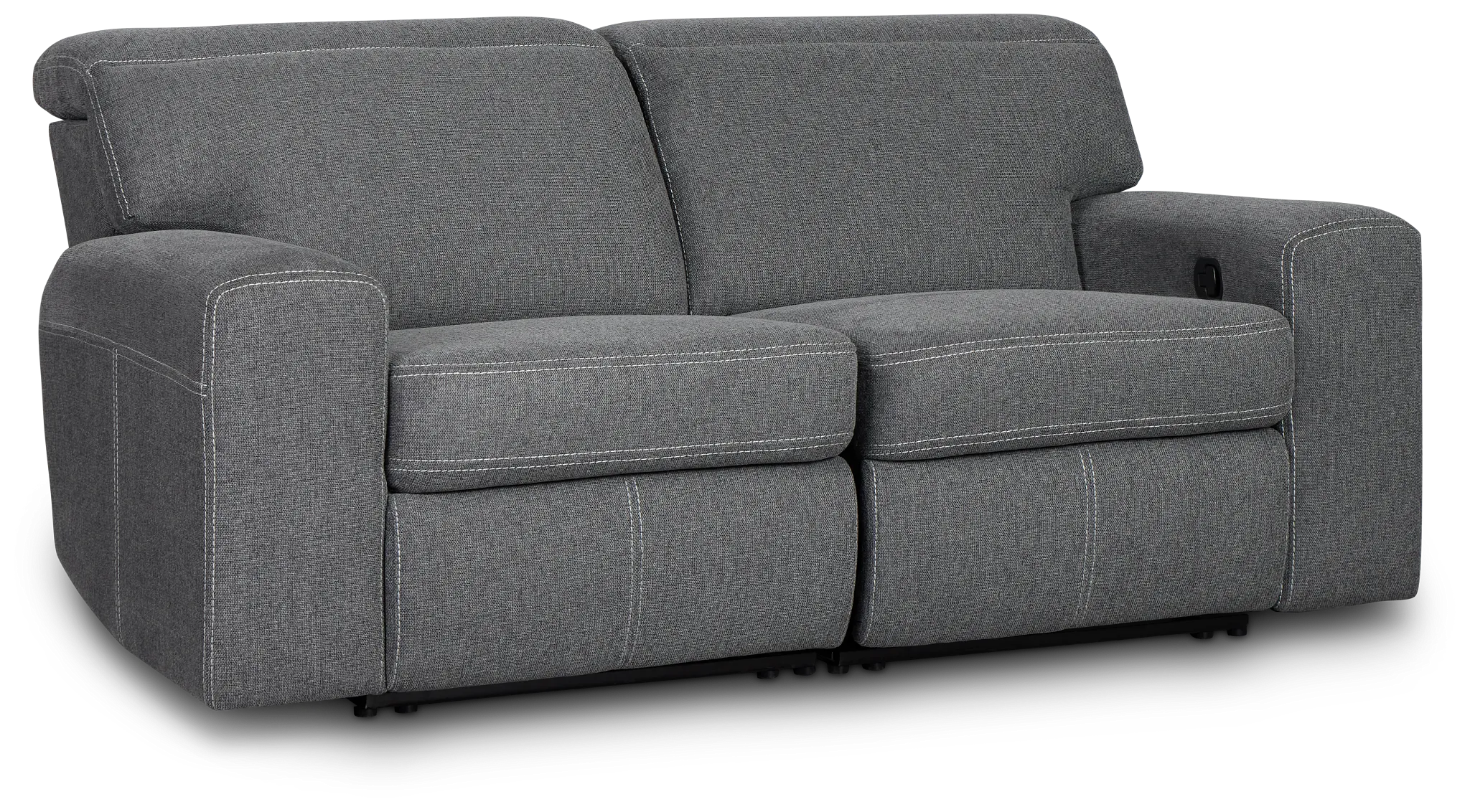 Callum Dark Gray Fabric Reclining Sofa