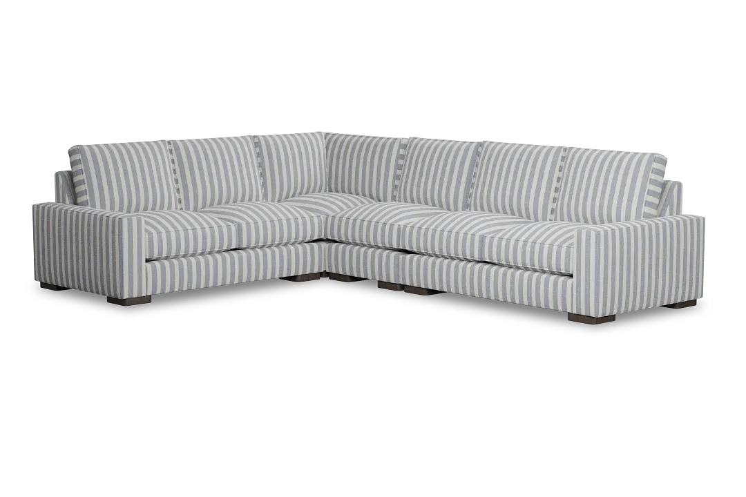 Edgewater Sea Lane Dark Blue Medium Two-arm Sectional