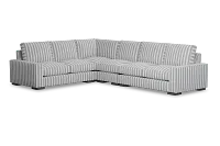 Edgewater Sea Lane Dark Blue Medium Two-arm Sectional
