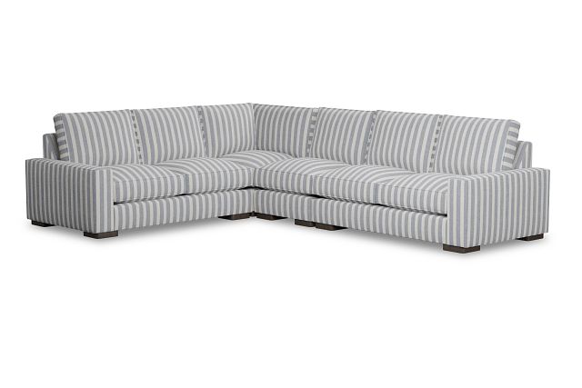 Edgewater Sea Lane Dark Blue Medium Two-arm Sectional