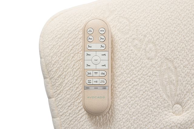 Avocado Eco Organic Cushion Firm Eco Plus Adjustable Base Mattress Set