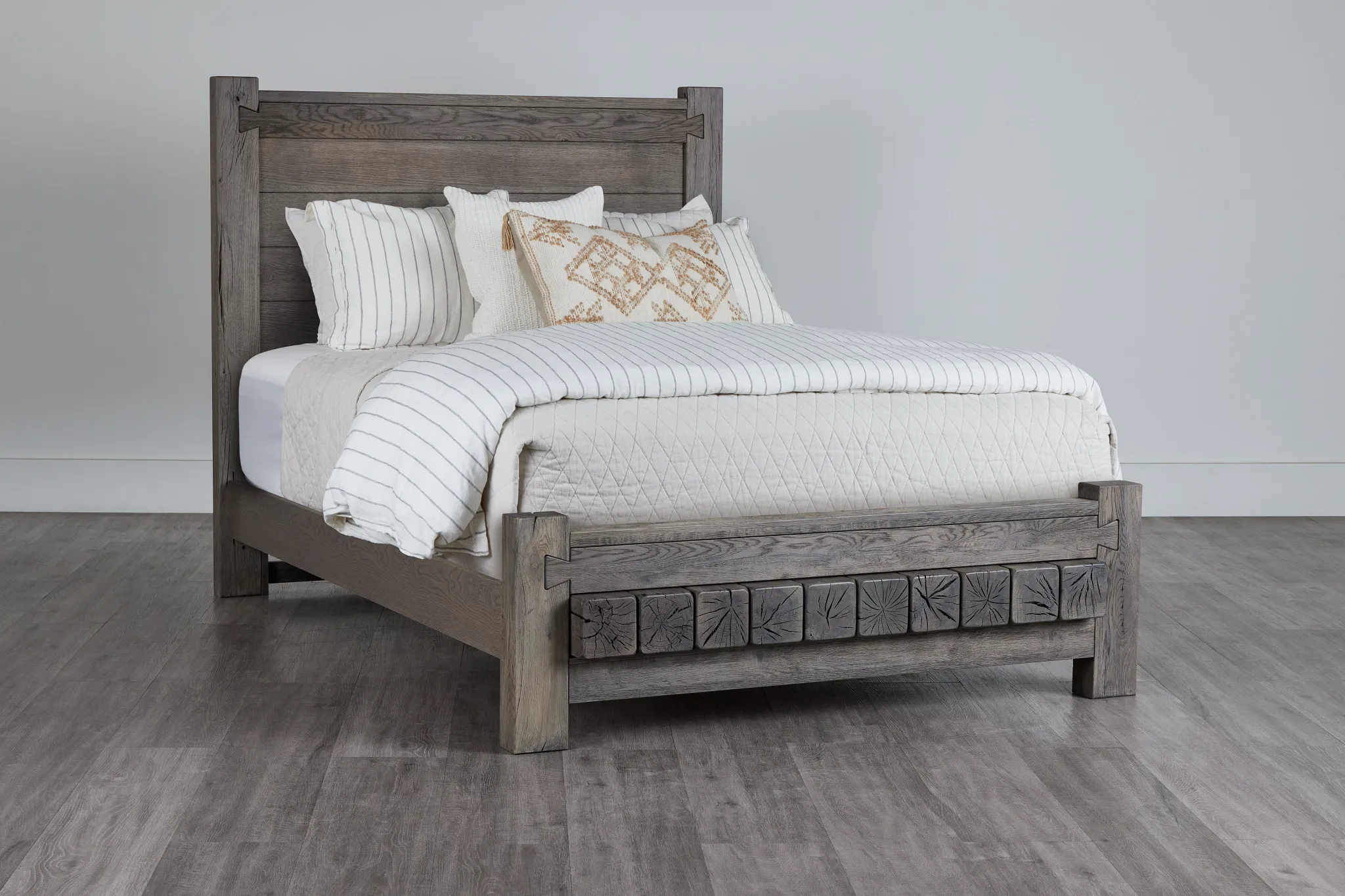 Salt Lake Gray Platform Bed