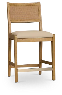 Pacific Light Tone Woven 24" Barstool