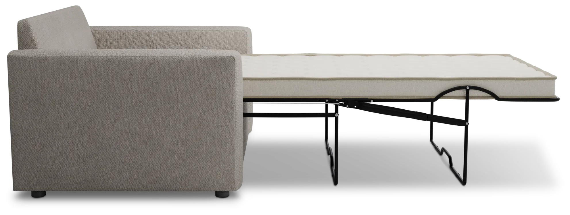 Siesta Revenue Beige Fabric Innerspring Sleeper